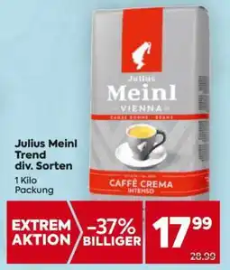 Billa Julius Meinl Trend div. Sorten Angebot