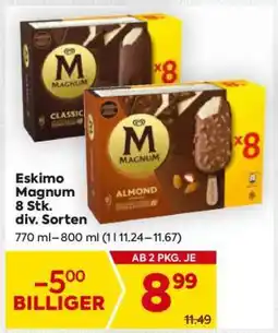 Billa Eskimo Magnum 8 Stk. div. Sorten Angebot