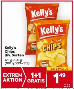 Billa Kelly's Chips div. Sorten Angebot