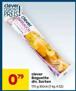 Billa clever Baguette div. Sorten Angebot