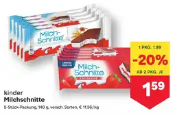MPreis kinder Milchschnitte Angebot