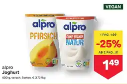MPreis alpro Joghurt Angebot