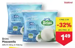 MPreis Brimi Mozzarella Angebot