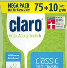 Bipa Claro Geschirrspültabs Classic Angebot
