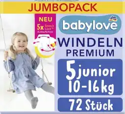 dm Babylove Premium-Windeln Angebot