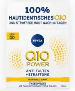 Bipa Nivea Q10 Power Anti-Falten-Straffung Tagespflege LSF 30 Angebot