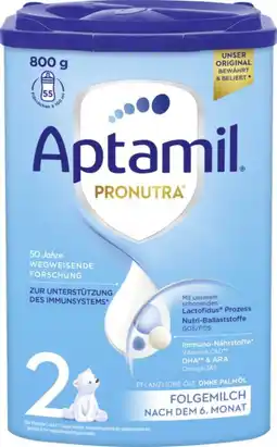 dm Milupa Aptamil Pronutra Folgemilch 2 Angebot