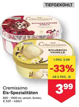 MPreis Cremissimo Eis-Spezialitäten Angebot