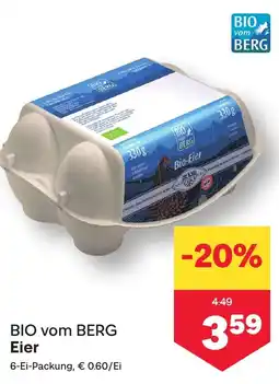 MPreis BIO vom BERG Eier Angebot