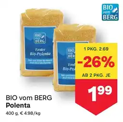 MPreis BIO vom BERG Polenta Angebot