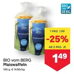 MPreis BIO vom BERG Maiswaffeln Angebot