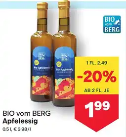 MPreis BIO vom BERG Apfelessig Angebot