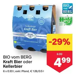 MPreis BIO vom BERG Kraft Bier oder Kellerbier Angebot