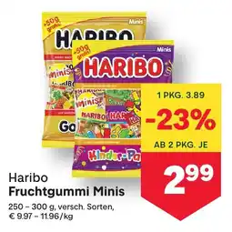 MPreis Haribo Fruchtgummi Minis Angebot