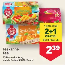 MPreis Teekanne Tee Angebot