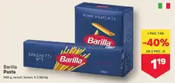 MPreis Barilla Pasta Angebot