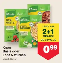 MPreis Knorr Basis oder Echt Natürlich Angebot