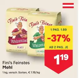 MPreis Fini's Feinstes Mehl Angebot