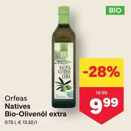 MPreis Orfeas Natives Bio-Olivenöl extra Angebot