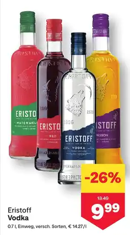 MPreis Eristoff Vodka Angebot