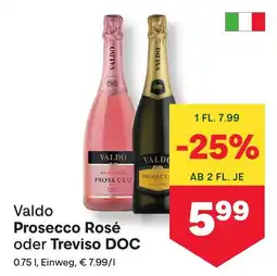 MPreis Valdo Prosecco Rosé oder Treviso DOC Angebot