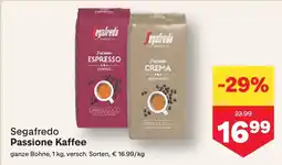 MPreis Segafredo Passione Kaffee Angebot