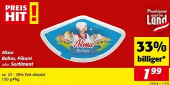 Nah&Frisch Alma Rahm Pikant oder Sortiment Angebot