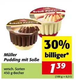 Nah&Frisch Müller Pudding mit Soße Angebot