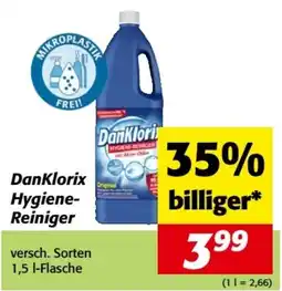 Nah&Frisch DanKlorix Hygiene- Reiniger Angebot