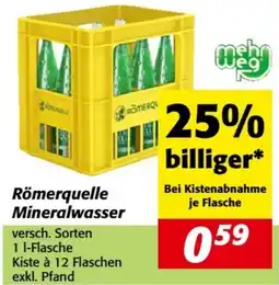 Nah&Frisch Römerquelle Mineralwasser Angebot