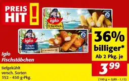 Nah&Frisch Iglo Fischstäbchen Angebot