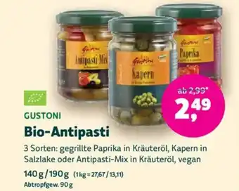 Denn's Biomarkt Gustoni Bio-Antipasti Angebot