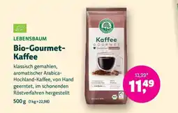 Denn's Biomarkt Lebensbaum Bio-Gourmet- Kaffee Angebot