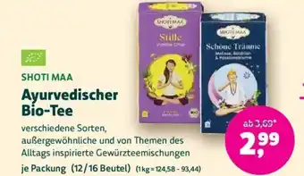 Denn's Biomarkt Shoti maa Ayurvedischer Bio-Tee Angebot