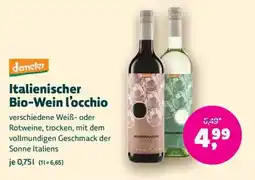 Denn's Biomarkt Italienischer Bio-Wein l'occhio Angebot