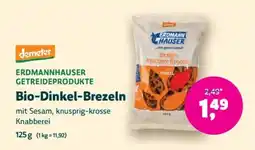 Denn's Biomarkt Erdmannhauser getreideprodukte Bio-Dinkel-Brezeln Angebot