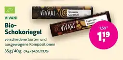Denn's Biomarkt Vivani Bio- Schokoriegel Angebot