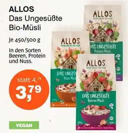 Prokopp Allos Das Ungesüẞte Bio-Müsli Angebot