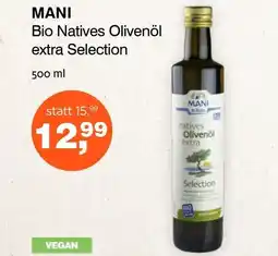 Prokopp Mani Bio Natives Olivenöl extra Selection Angebot