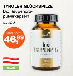 Prokopp Tyroler glückspilze Bio Raupenpilz- pulverkapseln Angebot