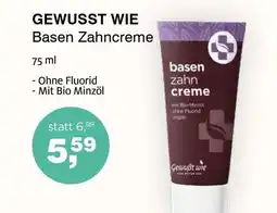 Prokopp Gewusst wie Basen Zahncreme Angebot