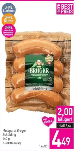 Sutterlüty Metzgerei Broger Schübling Angebot