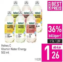 Sutterlüty Hohes c vitamin water energy c Angebot