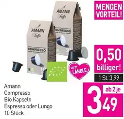 Sutterlüty Amann Compresso Bio Kapseln Espresso Angebot