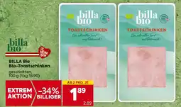 Billa BILLA BIO Bio-Toastschinken Angebot