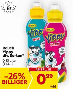 Billa Rauch Yippy div. Sorten Angebot