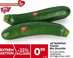 Billa Ja! Natürlich frische Bio-Zucchini Angebot