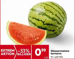 Billa Wassermelone kernarm Angebot