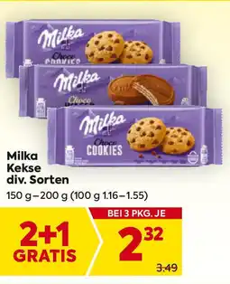 Billa Milka Kekse div. Sorten Angebot