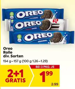 Billa Oreo Rolle div. Sorten Angebot